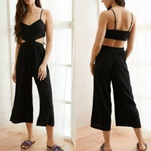 Aerie Black Jumpsuit with Cutout